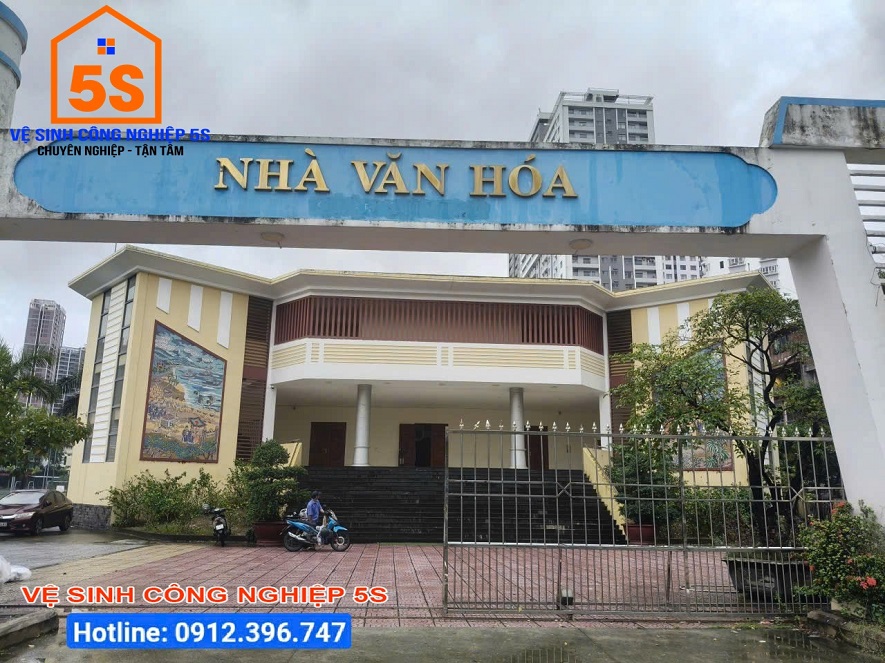 Tổng vệ sinh Hội trường nhà văn hóa tại TP Đà Nẵng