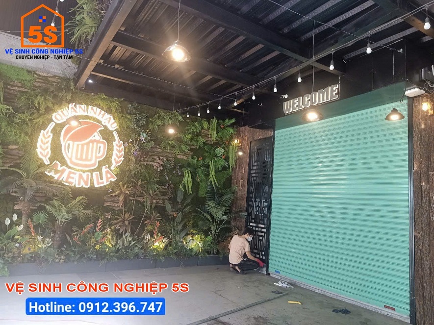 Vệ sinh quán nhậu Men Lá tại Đà Nẵng- Bí quyết giữ chân khách hàng