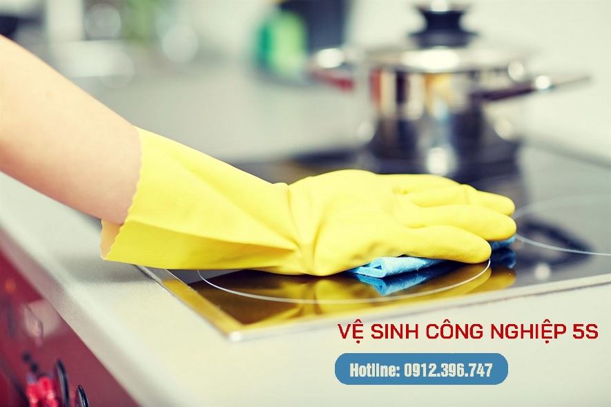 Các bước vệ sinh mặt bếp từ bị cháy tại nhà
