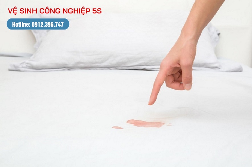 Cách tẩy vết máu trên ga giường tại nhà bạn nên biết