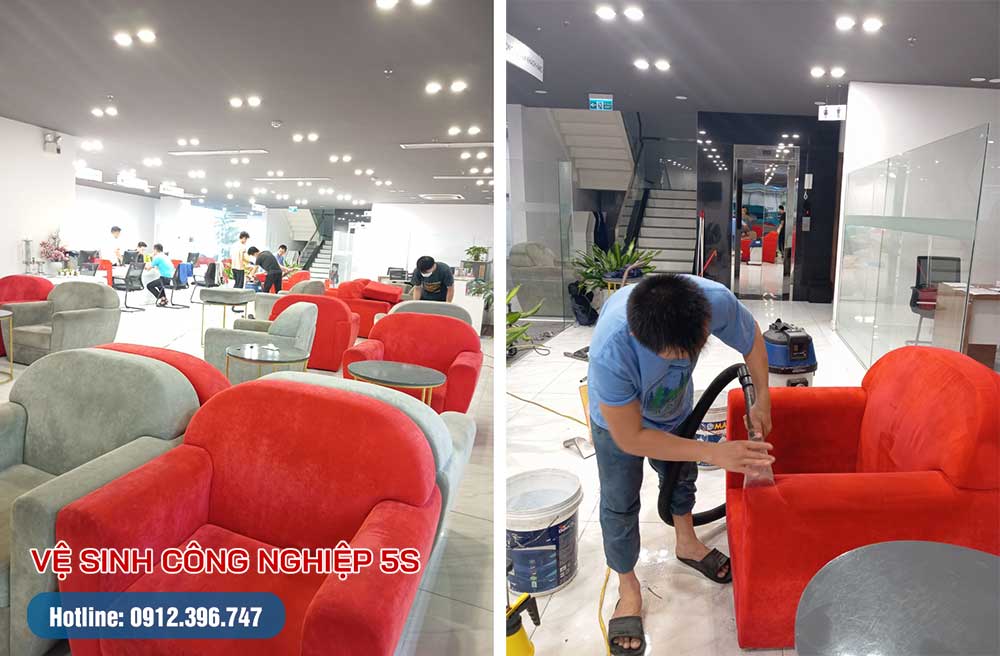 Giặt ghế sofa văn phòng Đà Nẵng