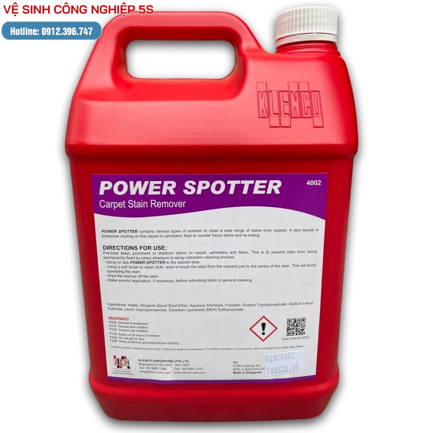 Nước giặt thảm Power Spotter