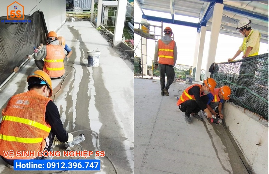 Mài phẳng, cắt tỉa sắt thừa, ba via để tạo độ bằng phẳng