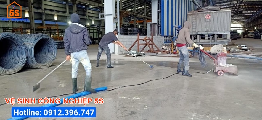 Giai đoạn mài sàn