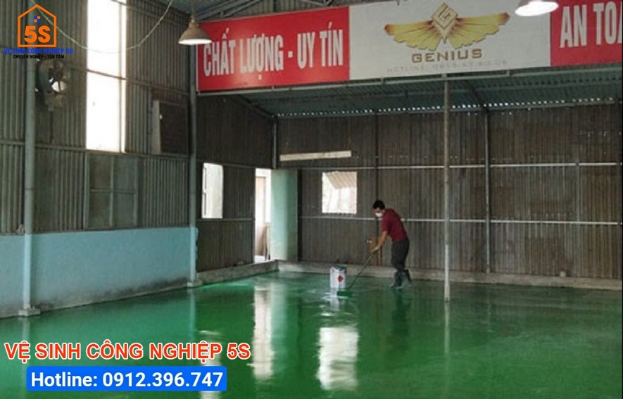 Thi công sơn Epoxy - Giải pháp chống trượt hiệu quả tại Đà Nẵng