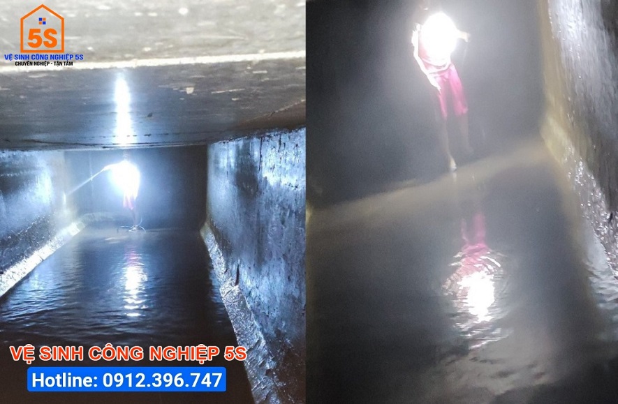 Vệ sinh bể 4