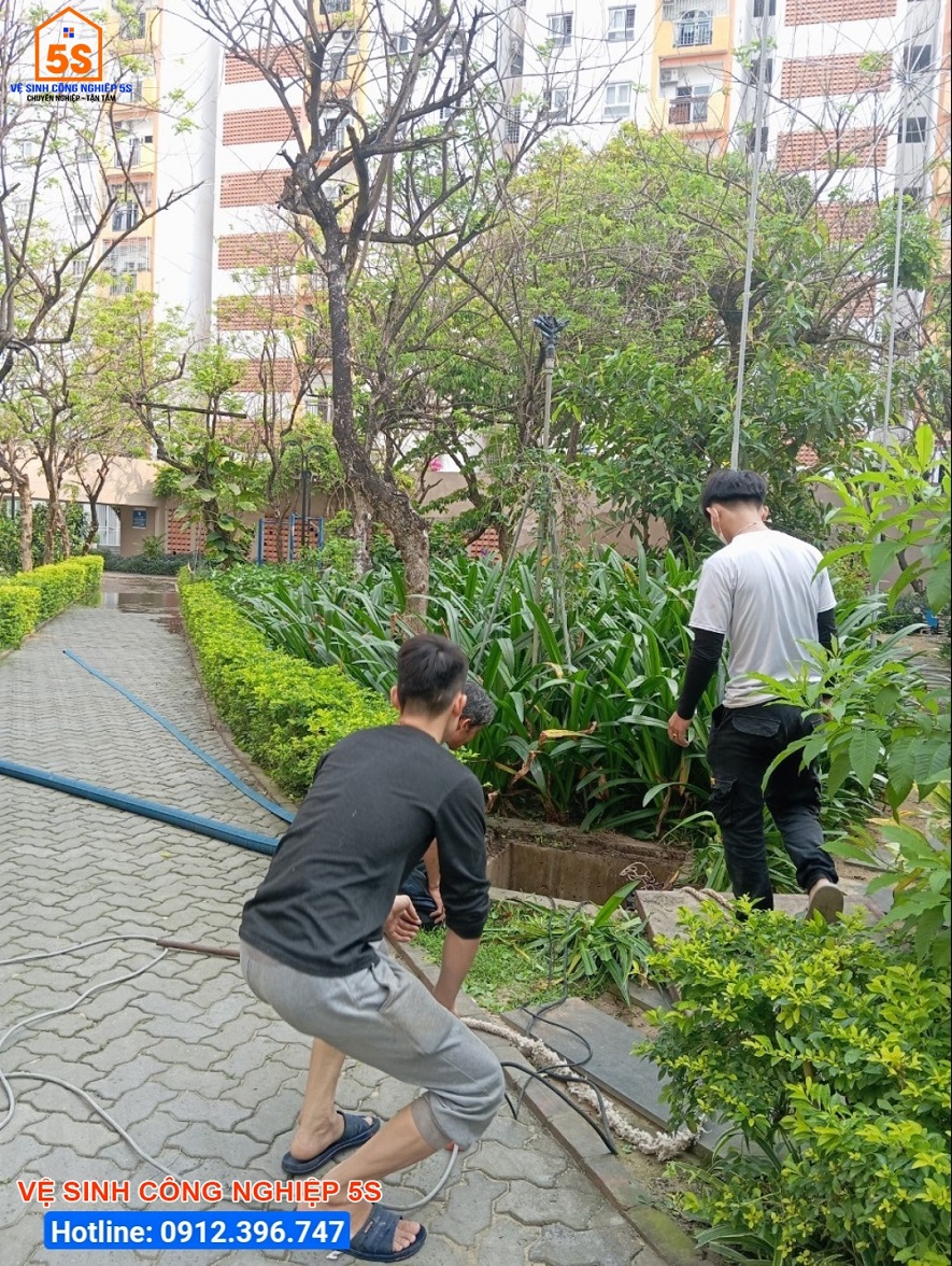 Bể nước ngầm tại chung cư