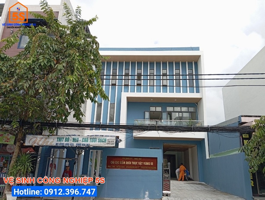 Vệ sinh sau xây dựng cho Chi cục kiểm dịch thực vật vùng III 