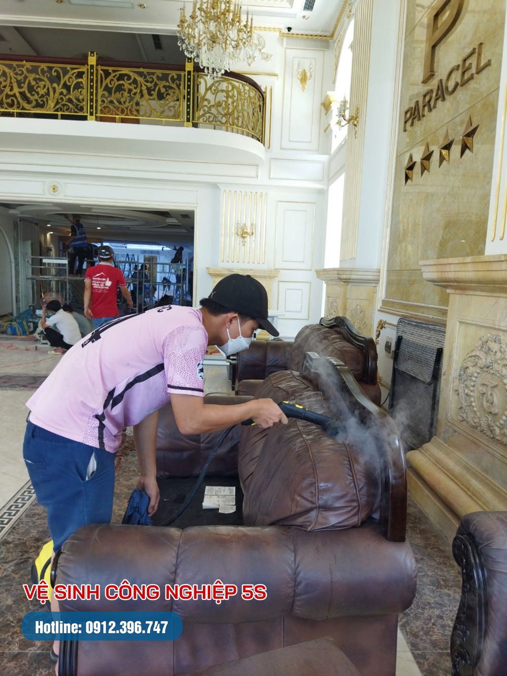 Giặt sofa da tại khách sạn Đà Nẵng