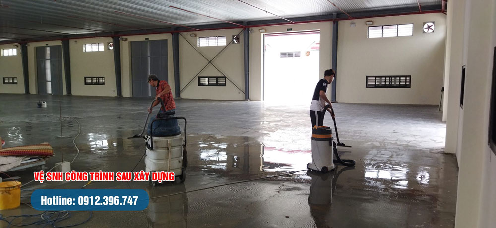 Vệ sinh sàn nhà xưởng