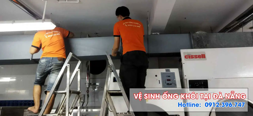 Vệ sinh ống khói nhà hàng tại Đà Nẵng
