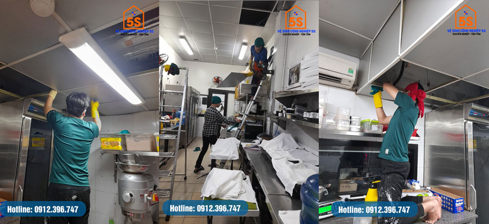 Thi công vệ sinh ống khói nhà hàng, khách sạn Đà Nẵng