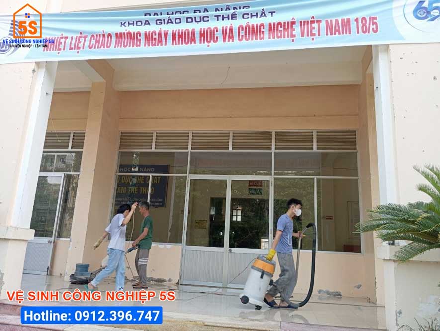 Quy trình dịch vụ vệ sinh trường học